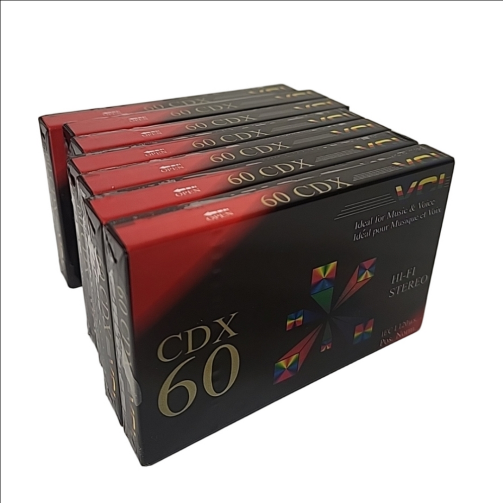 CDX60 VCI Factory Sealed Cassette Lot of 7